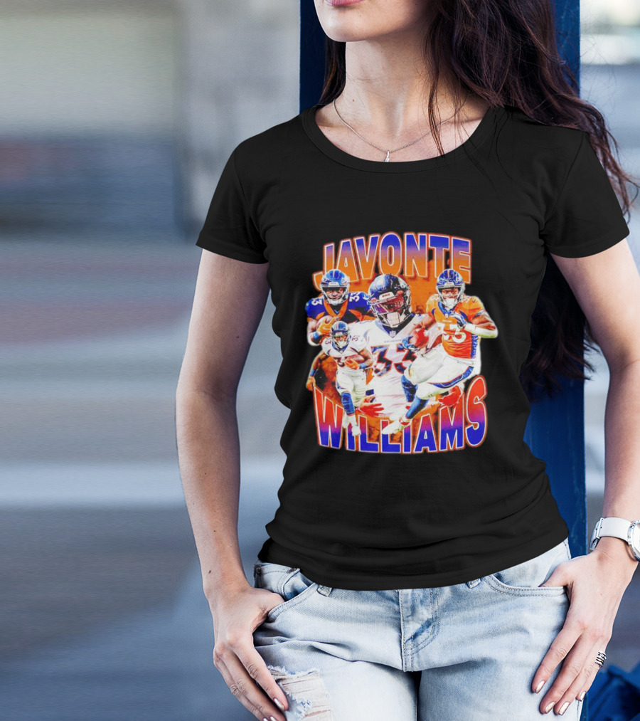 Javonte Williams Denver Broncos Football Vintage NFL Star 33 T-Shirt