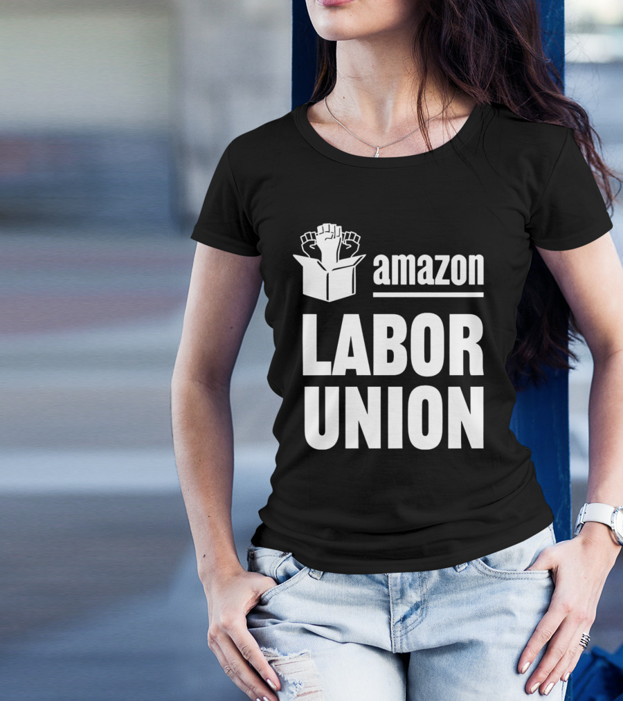 Amazon Labor Union Fists In Box T-Shirt