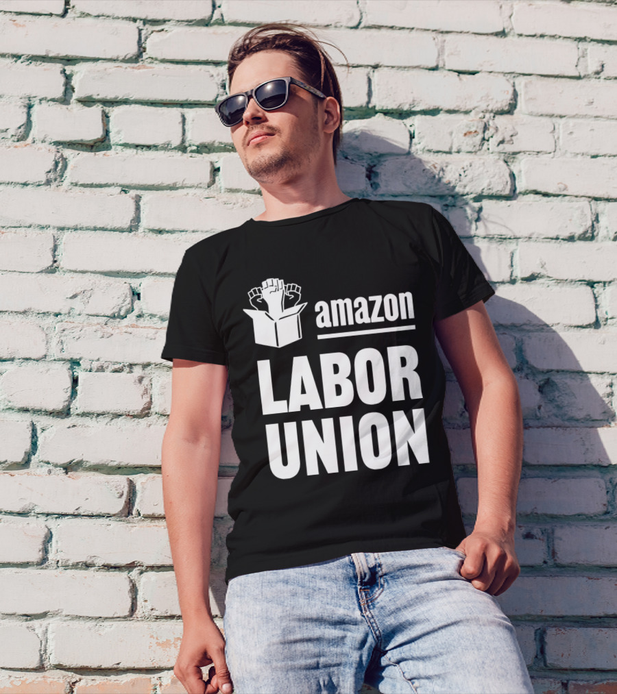 Amazon Labor Union Fists In Box T-Shirt