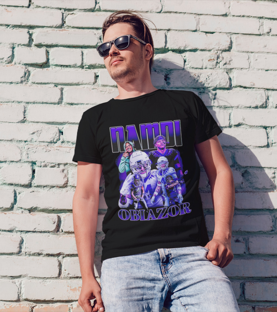 Namdi Obiazor TCU Horned Frogs Football Vintage Collection T-Shirt