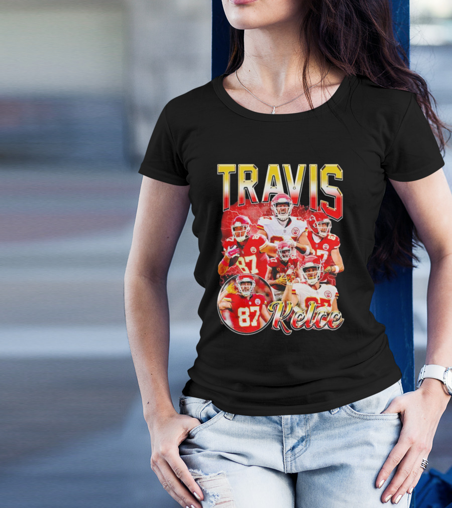 Travis Kelce Kansas City Chiefs Football NFL 87 T-Shirt