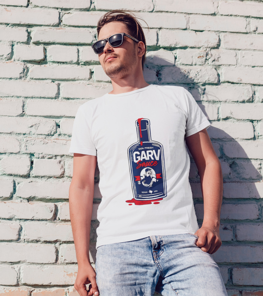 Mitch Garver Garv Sauce 100% Fresh Texas T-Shirt