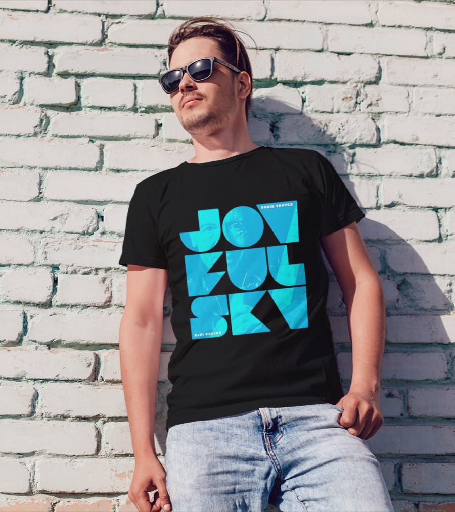 Robin Trower Joyful Sky Album Cover Art By Hari Schneider T-Shirt