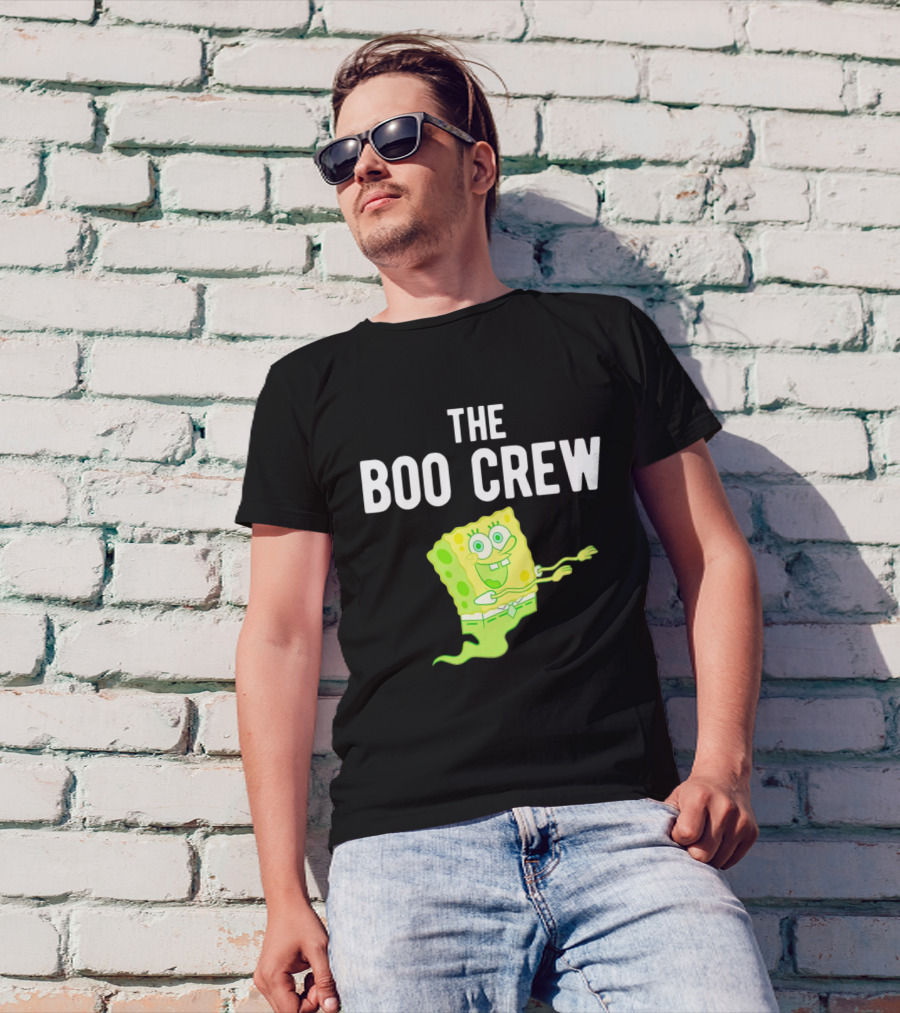 The Boo Crew Ghost SpongeBob Halloween T-Shirt
