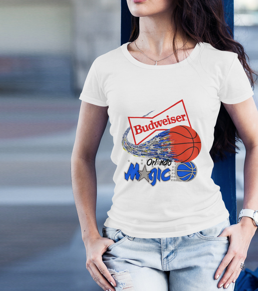 Budweiser Orlando Magic Basketball T-Shirt