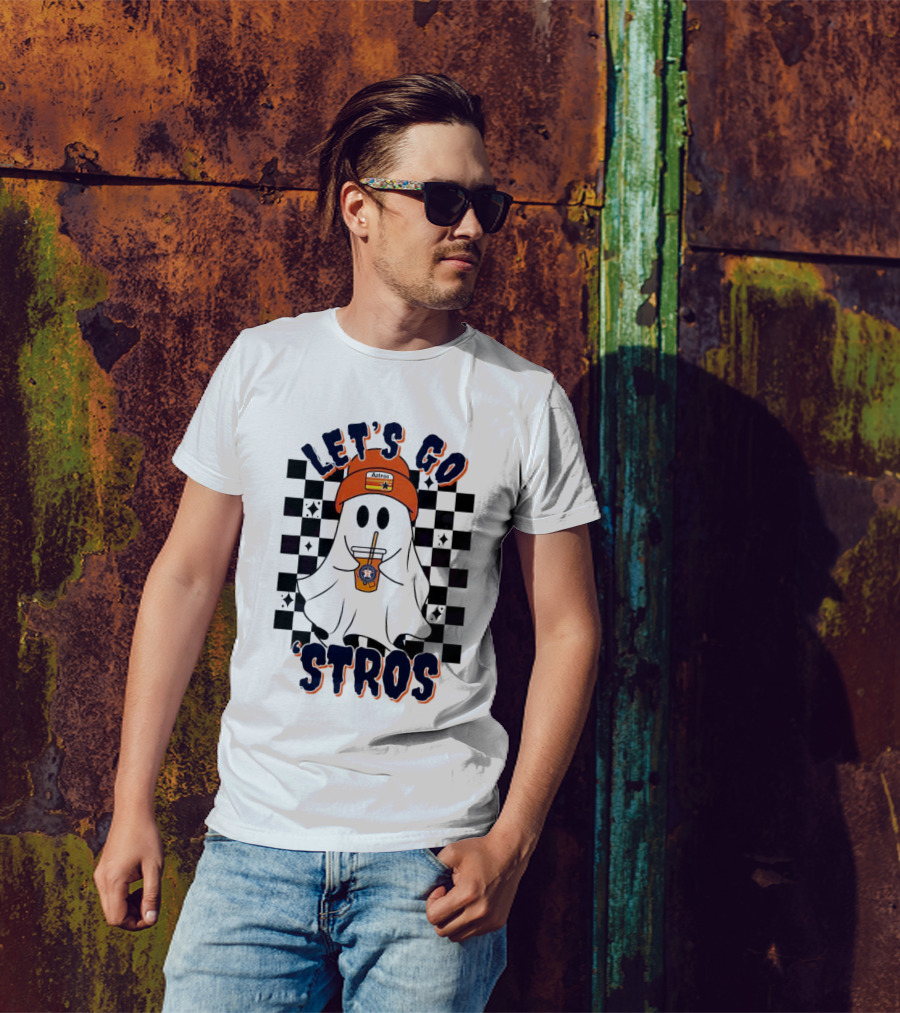 Let's Go 'Stros Houston Astros Ghost T-Shirt
