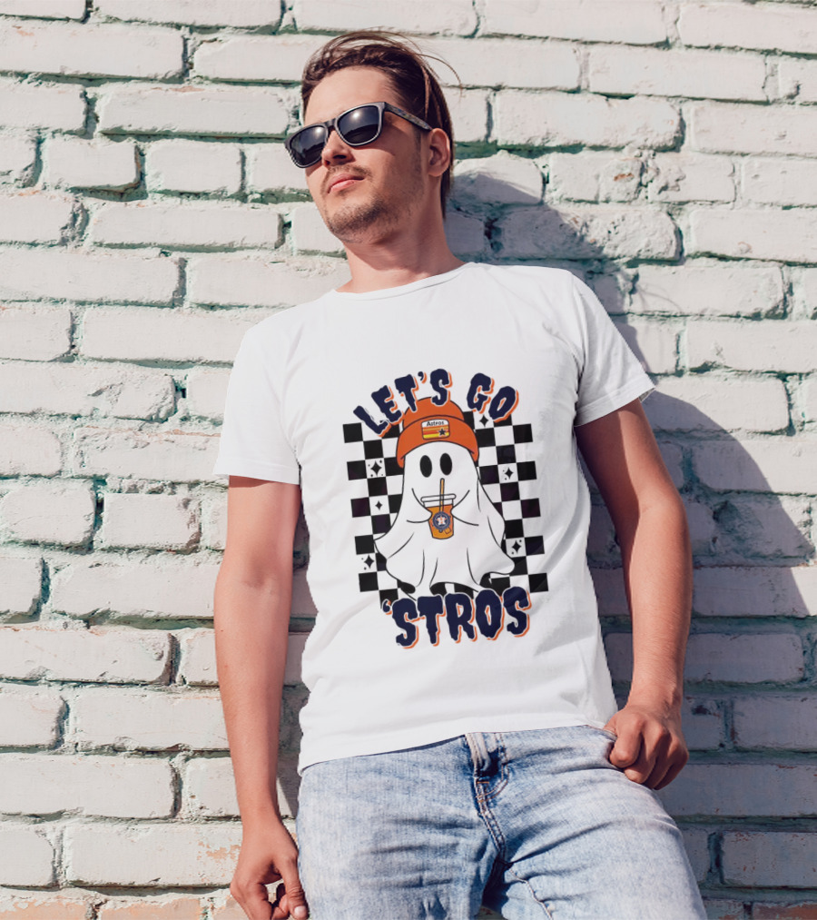 Let's Go 'Stros Houston Astros Ghost T-Shirt