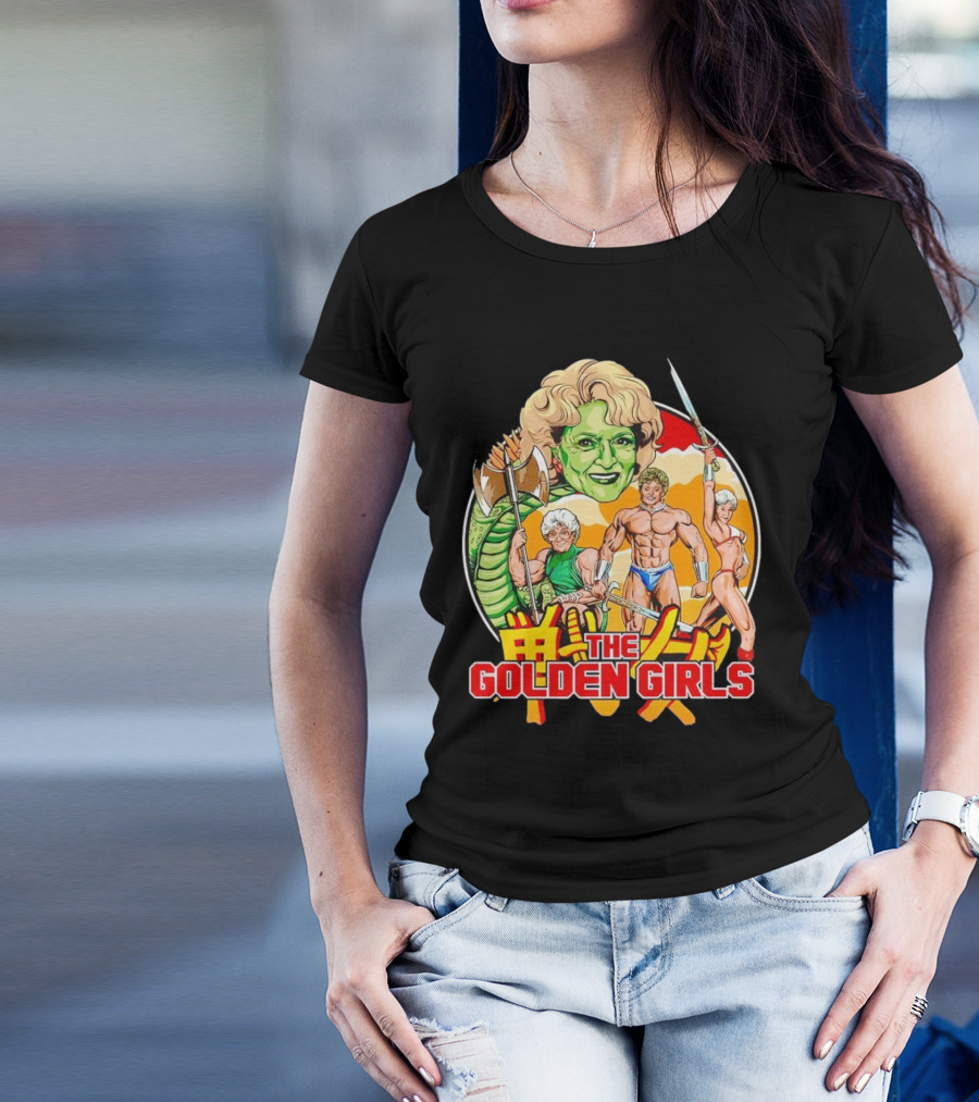 The Golden Girls Axe Warriors Anime T-Shirt