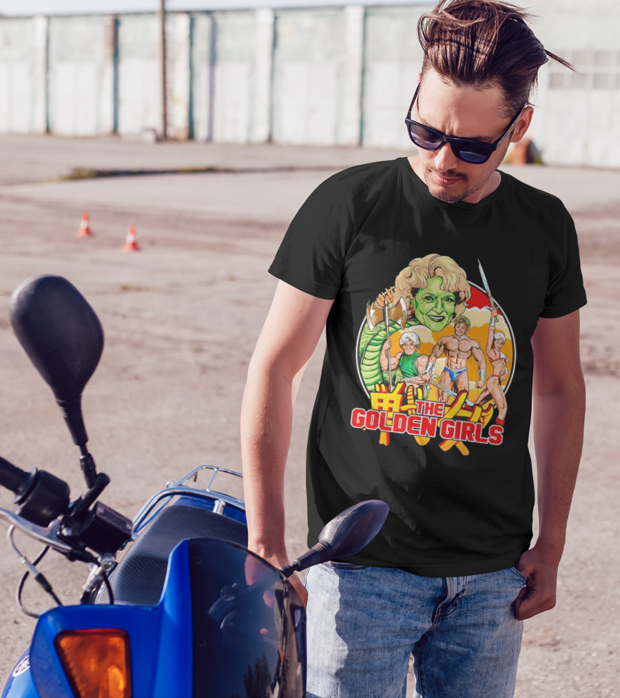 The Golden Girls Axe Warriors Anime T-Shirt