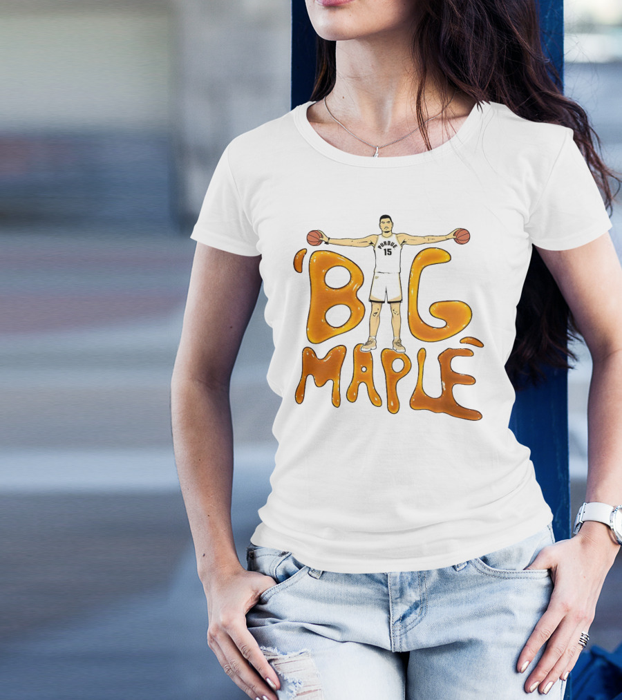 Purdue Boilermakers Zach Edey Big Maple Basketball Player T-Shirt