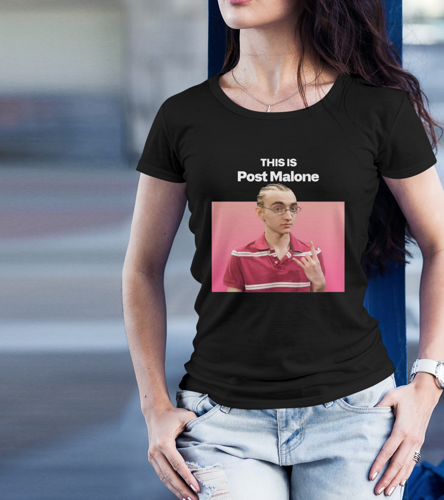 Sinjin Van Cleef This Is Post Malone T-Shirt