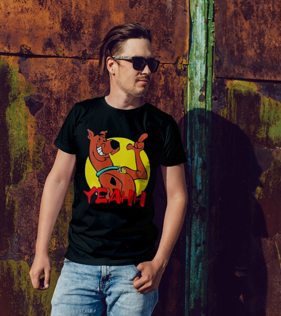 Scooby Yeahh Cartoon Iconic Pose T-Shirt