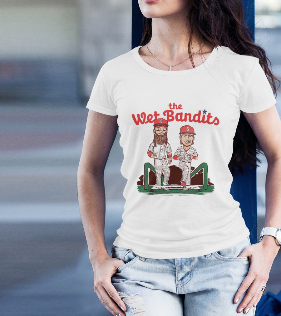The Wet Bandits Phillies Baseball Players	Fmt T-Shirt