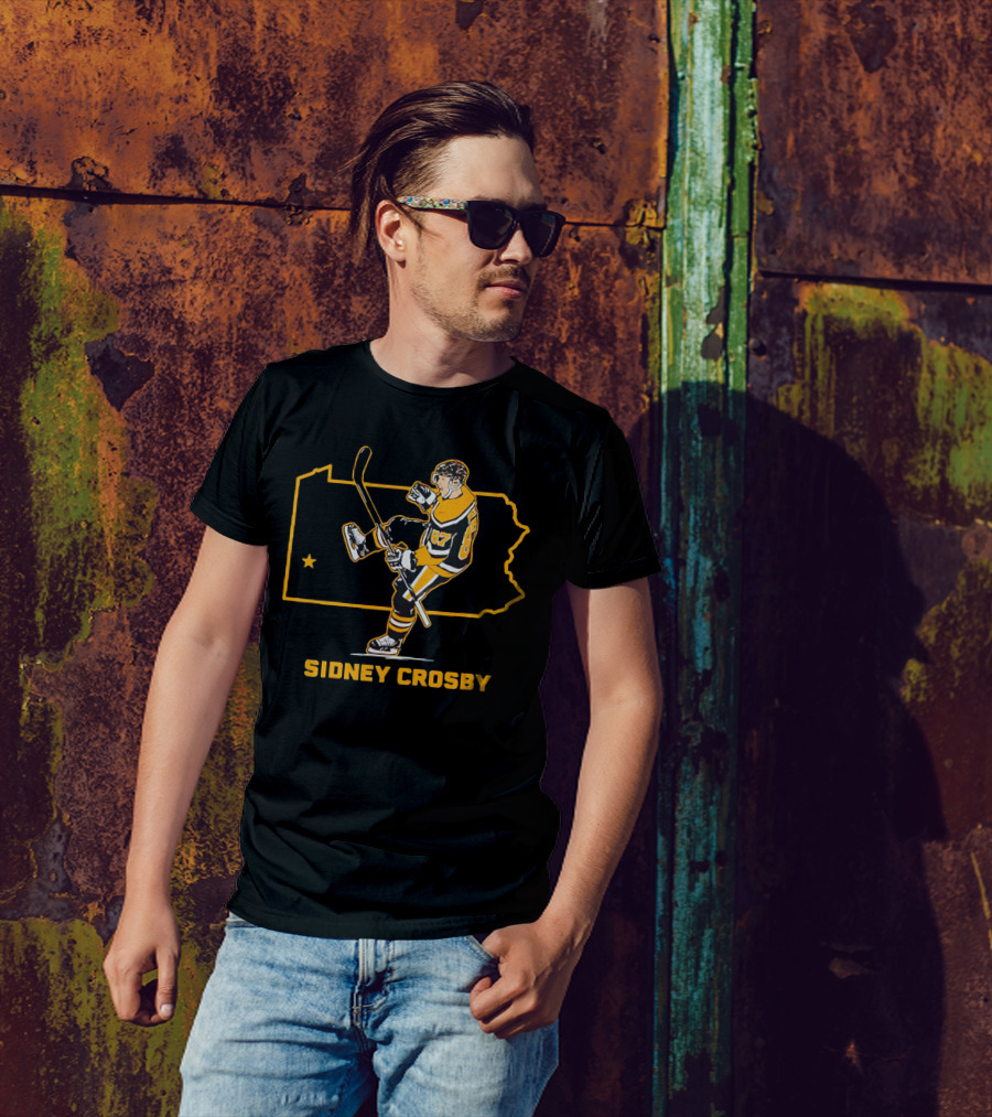 Sidney Crosby Pittsburgh Penguins State Star T-Shirt