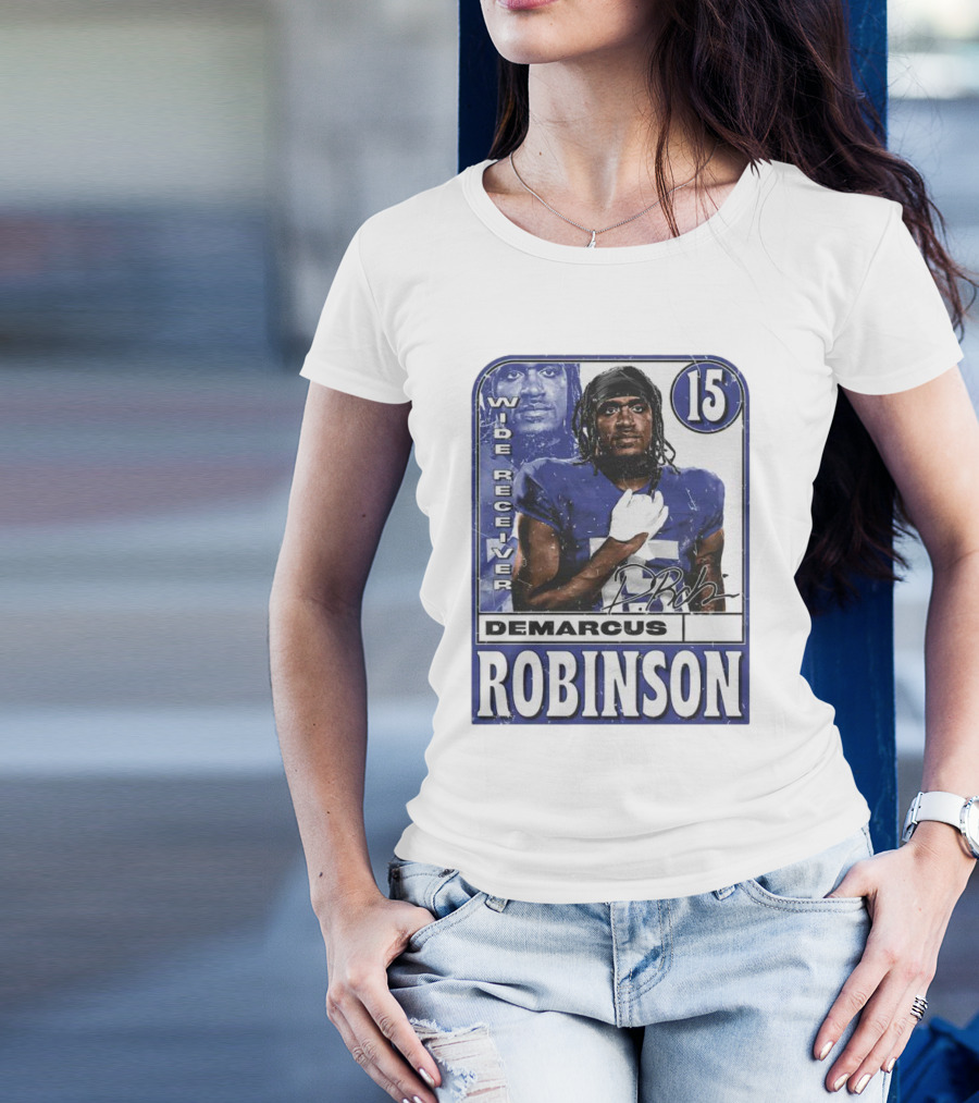Demarcus Robinson Wide Receiver 15 Los Angeles R Card T-Shirt
