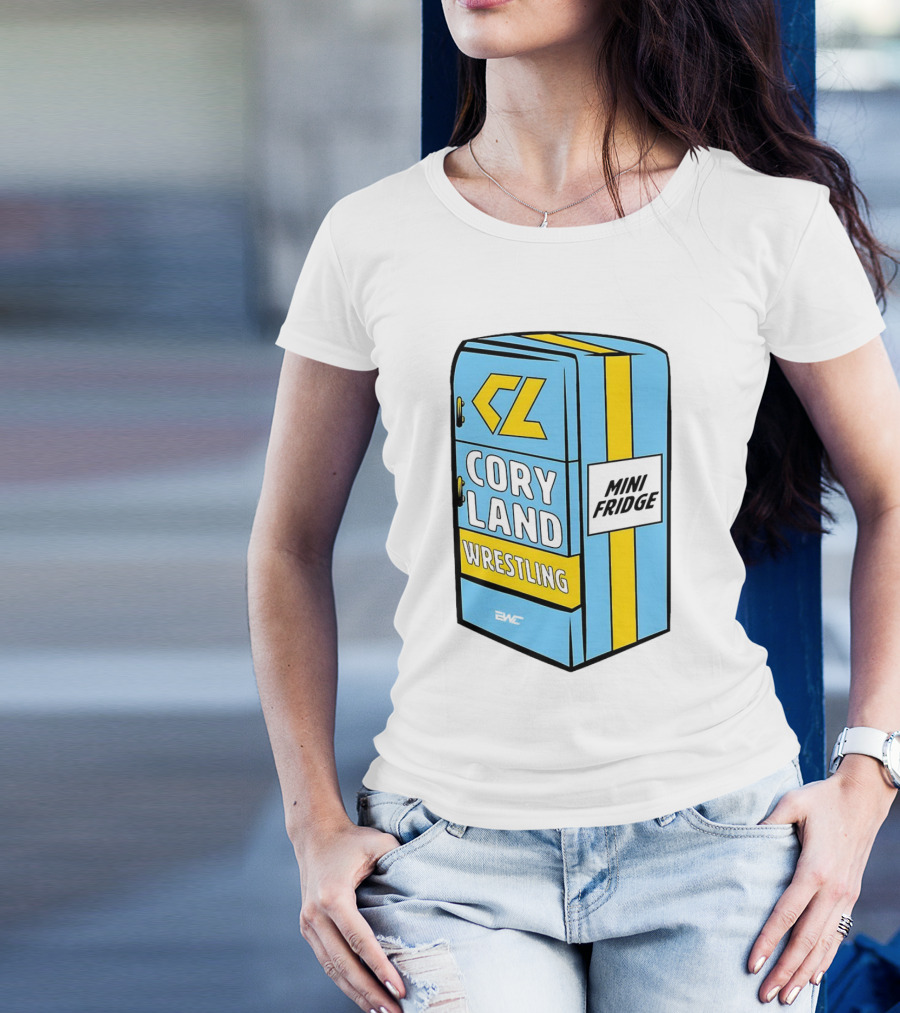 CL Cory Land Wrestling Mini Fridge EMC T-Shirt