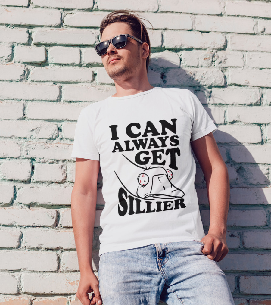 I Can Always Get Sillier Silly Frog With Red Eyes T-Shirt