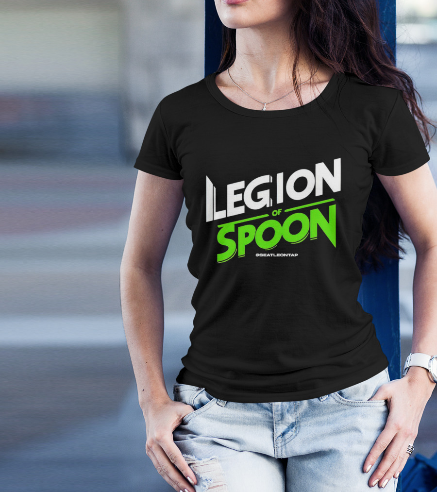 Legion Of Spoon Seattle On Tap Football T-Shirt