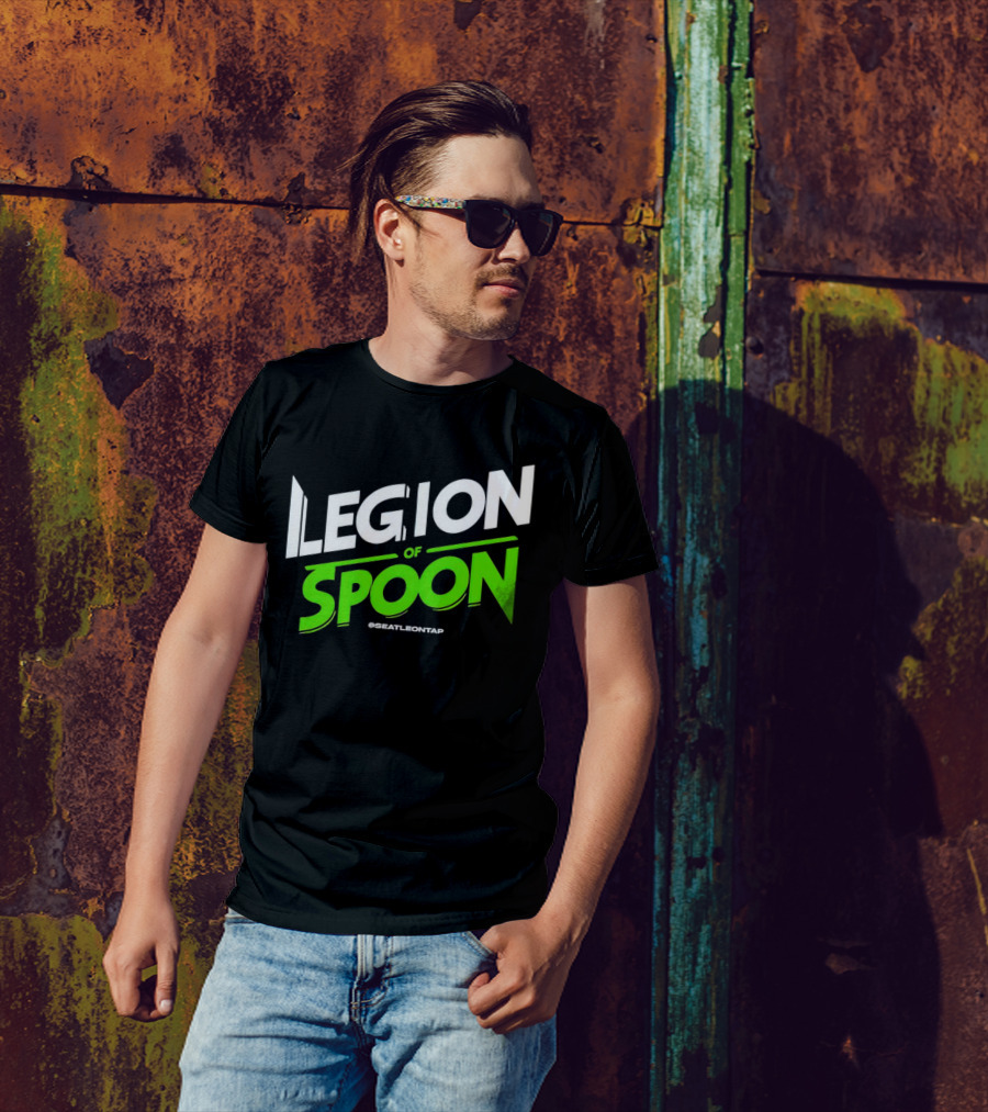 Legion Of Spoon Seattle On Tap Football T-Shirt