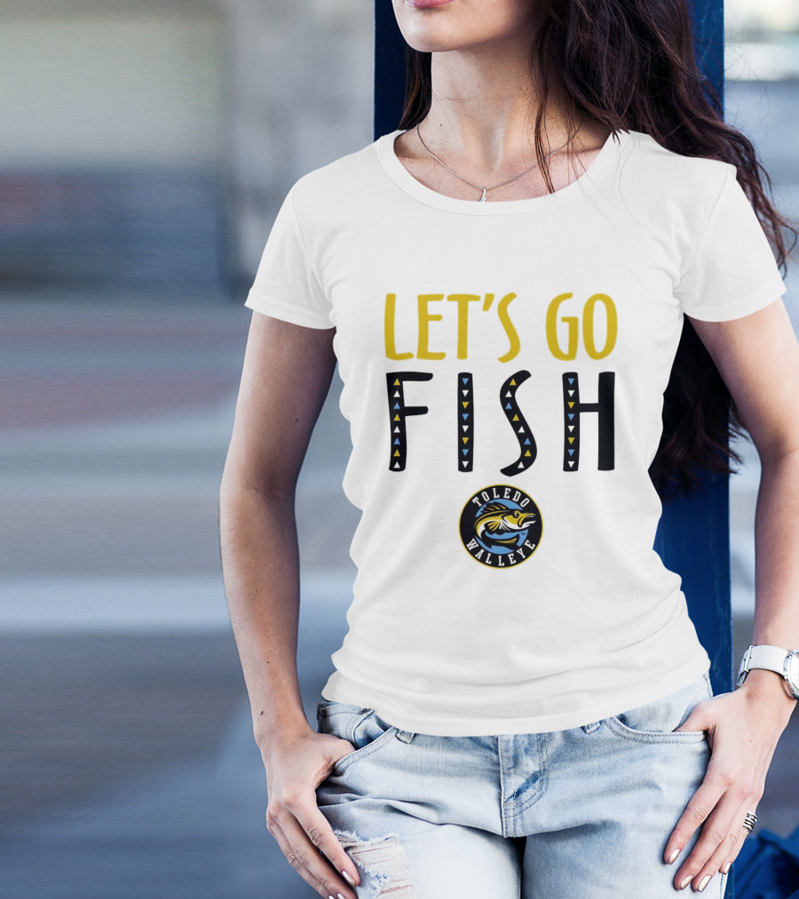 Toledo Walleye Let's Go Fish Hockey T-Shirt