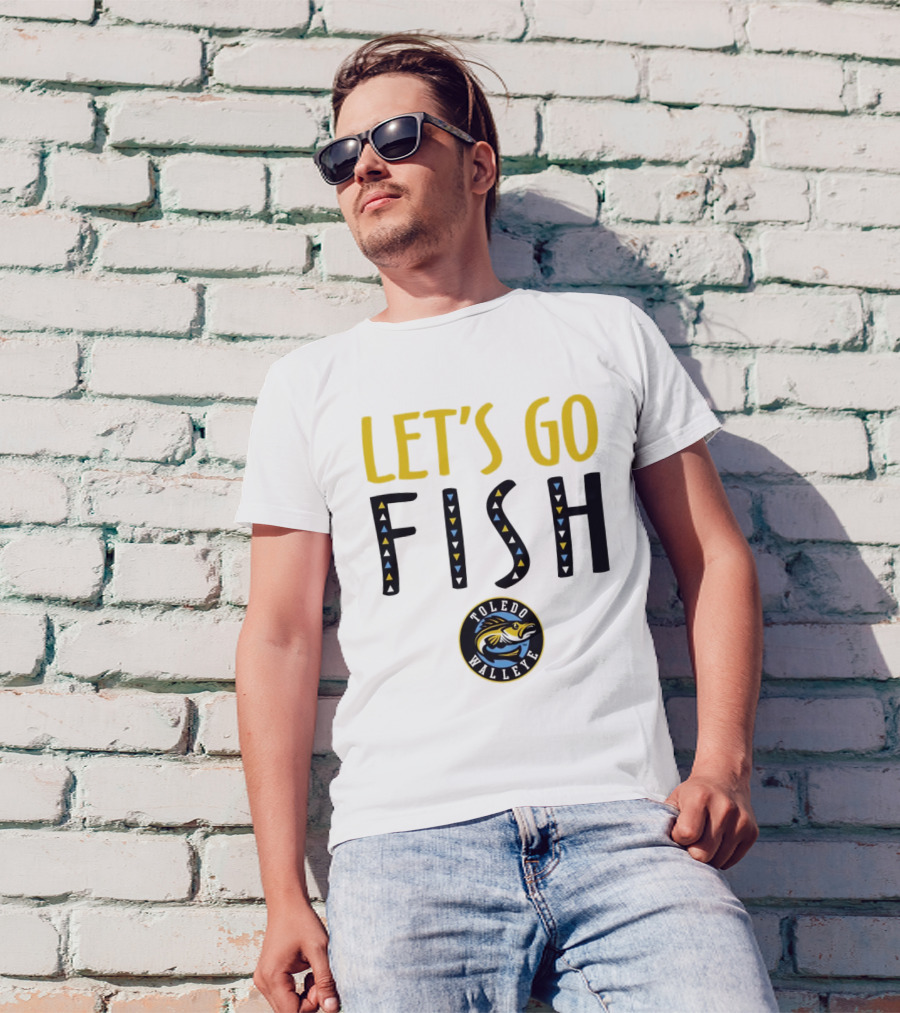 Toledo Walleye Let's Go Fish Hockey T-Shirt