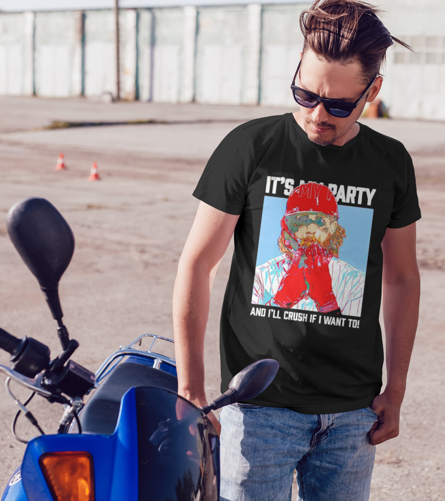 Brandon Marsh It’s My Party And I’ll Crush If I Want To Baseball Player T-Shirt