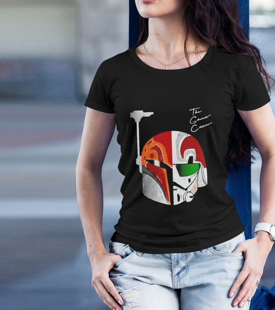 The Ghost Crew Sabine Wren And Ezra Bridger Helmet T-Shirt