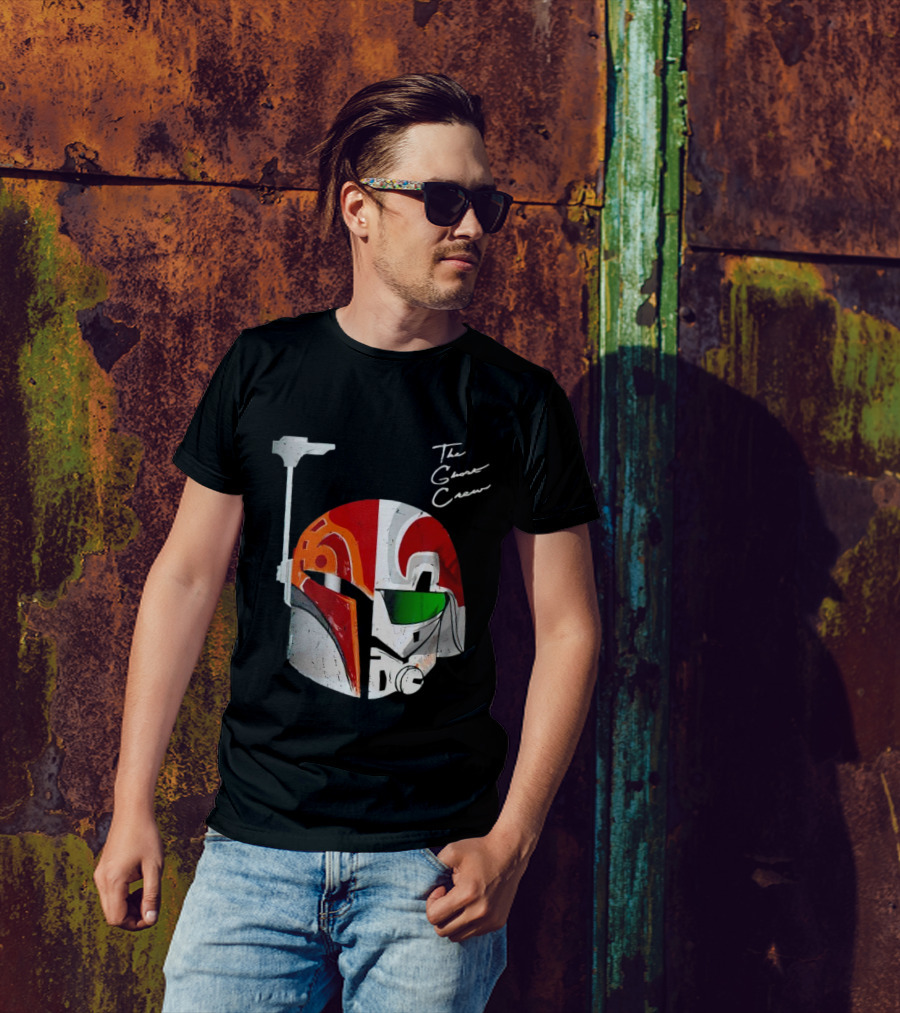 The Ghost Crew Sabine Wren And Ezra Bridger Helmet T-Shirt