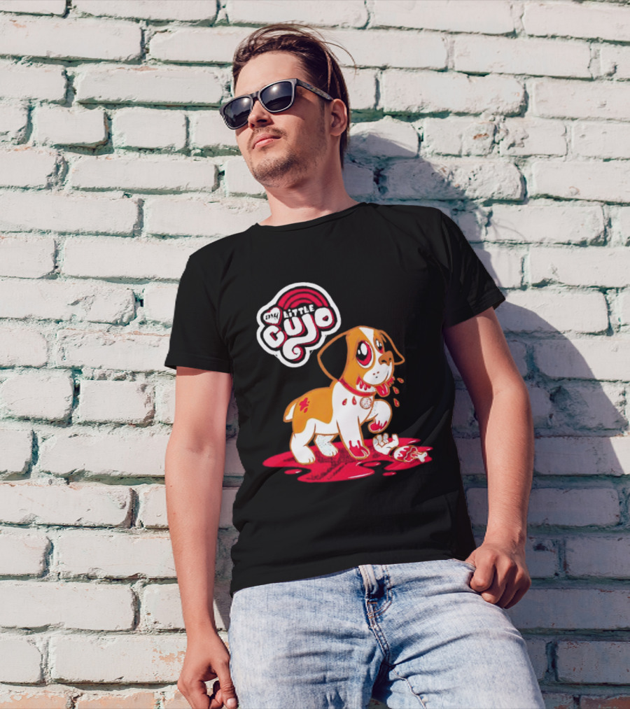 My Little Cujo Dog With Blood And Bones T-Shirt