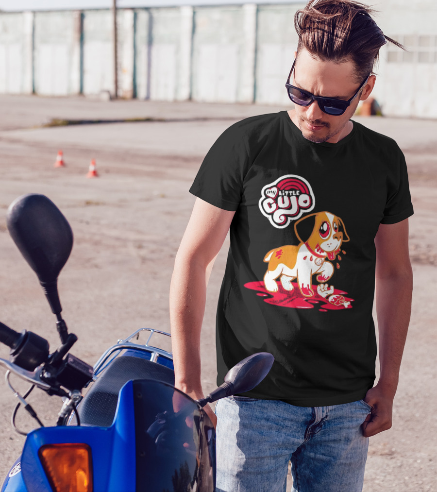 My Little Cujo Dog With Blood And Bones T-Shirt