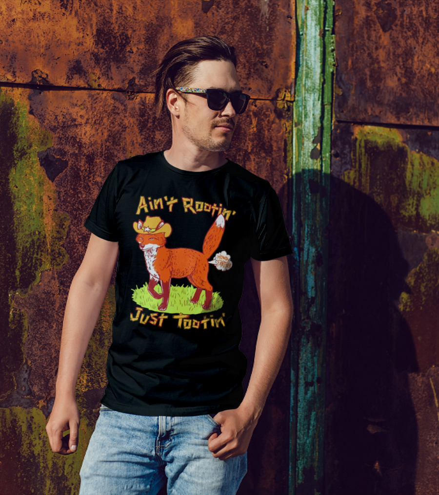 Howdy Fartner Fox Ain't Rootin' Just Tootin' T-Shirt