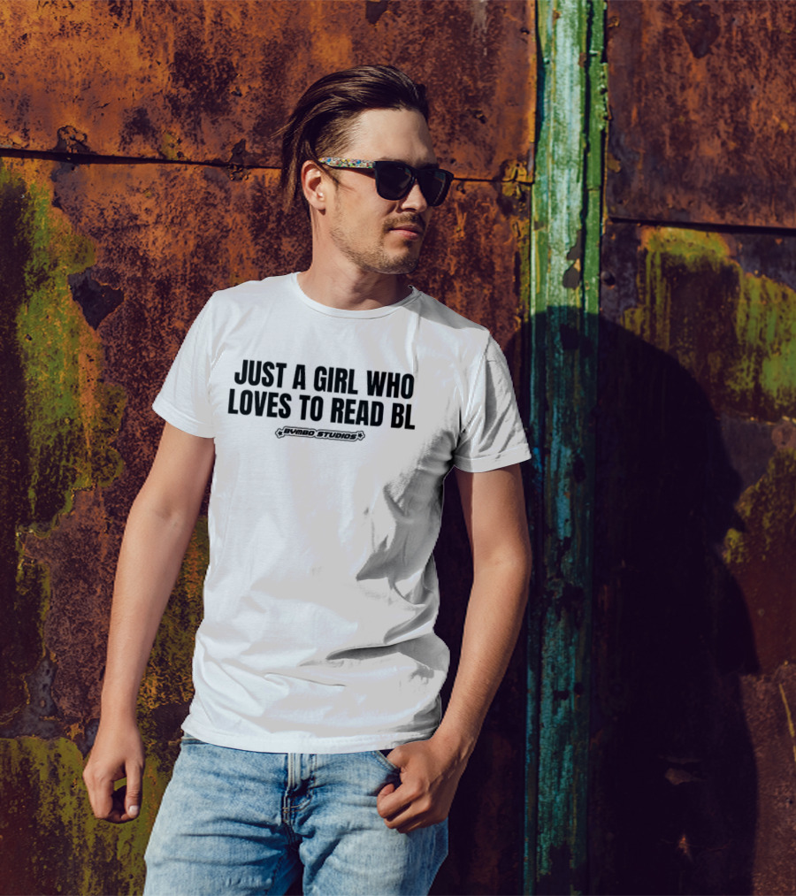 Just A Girl Who Loves To Read BL Pybbo Studios T-Shirt