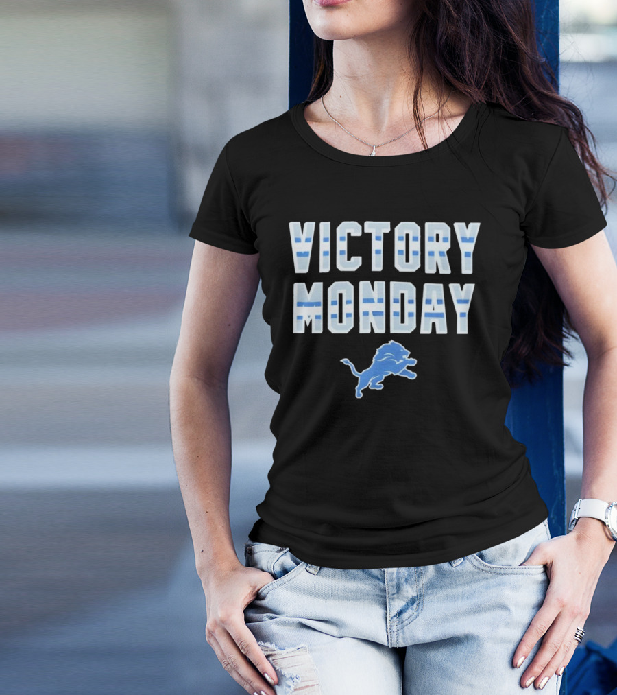 Victory Monday Detroit Lions Football Fan T-Shirt