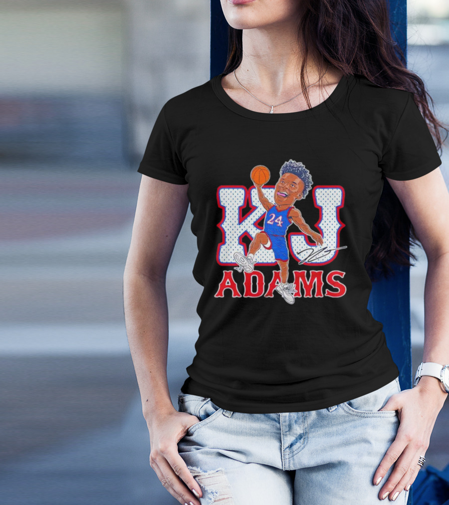 KJ Adams 24 Basketball Dunking Signature T-Shirt