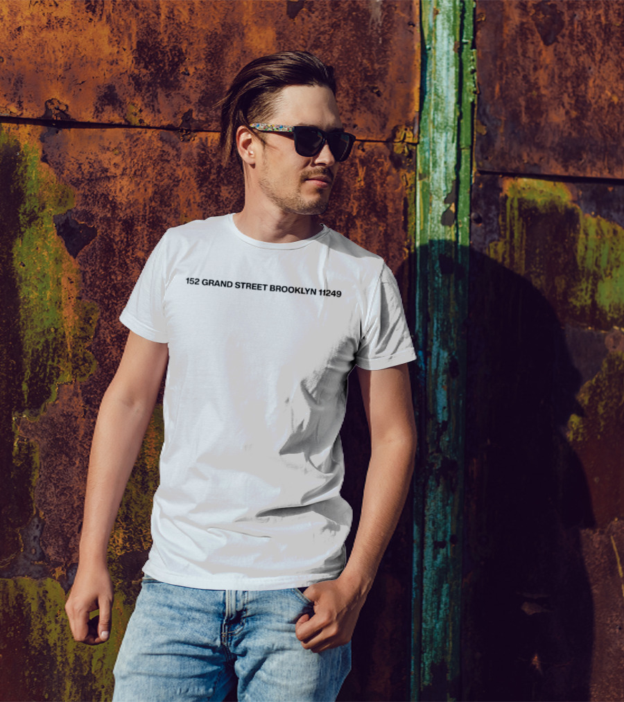 152 Grand Street Brooklyn 11249 Black T-Shirt