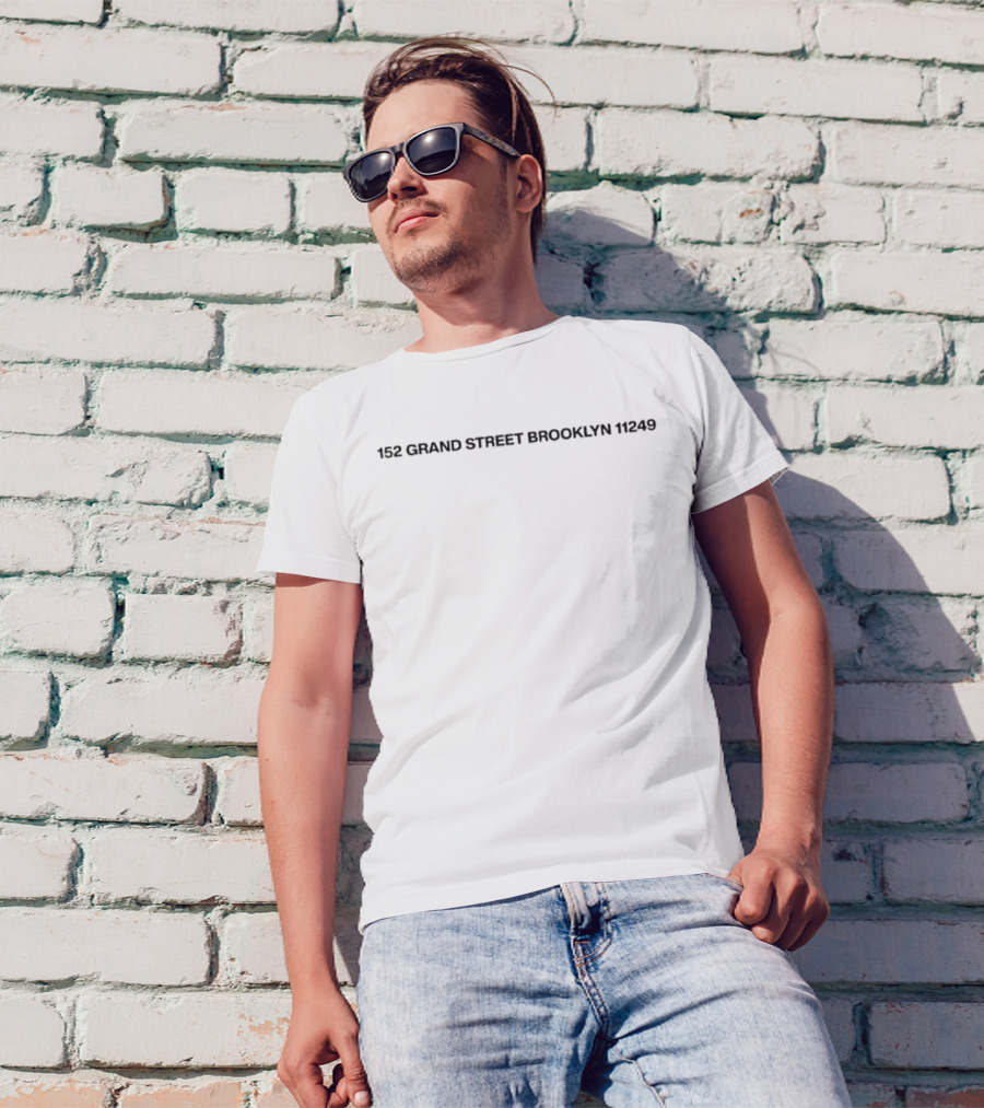 152 Grand Street Brooklyn 11249 Black T-Shirt