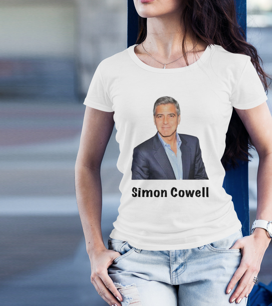 George Clooney Simon Cowell T-Shirt