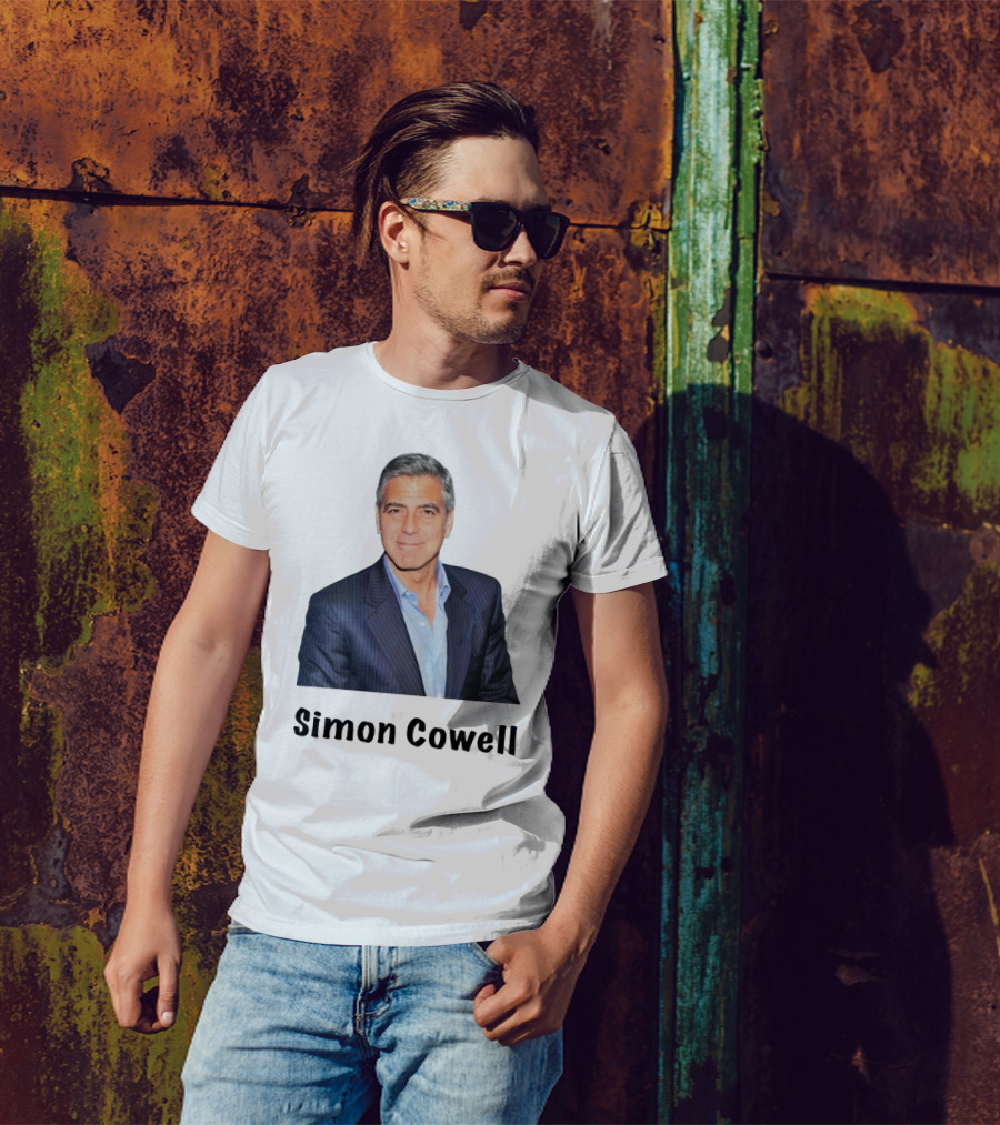 George Clooney Simon Cowell T-Shirt