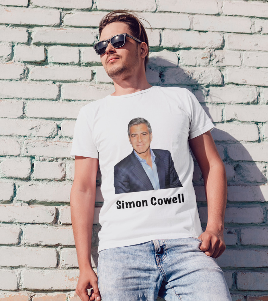 George Clooney Simon Cowell T-Shirt