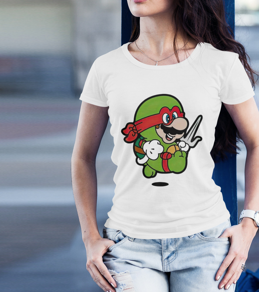 Super Mario Raph Ninja Bro Adventures T-Shirt