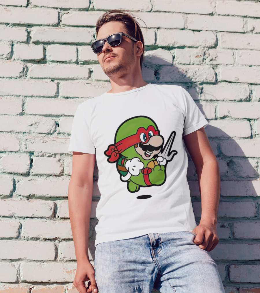 Super Mario Raph Ninja Bro Adventures T-Shirt