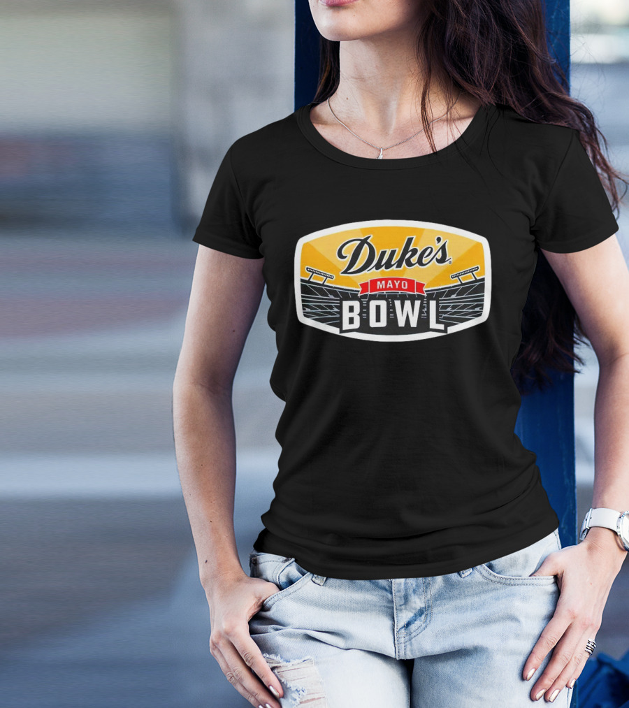 Duke’s Mayo Bowl Stadium Branding Football Event Merchandise T-Shirt