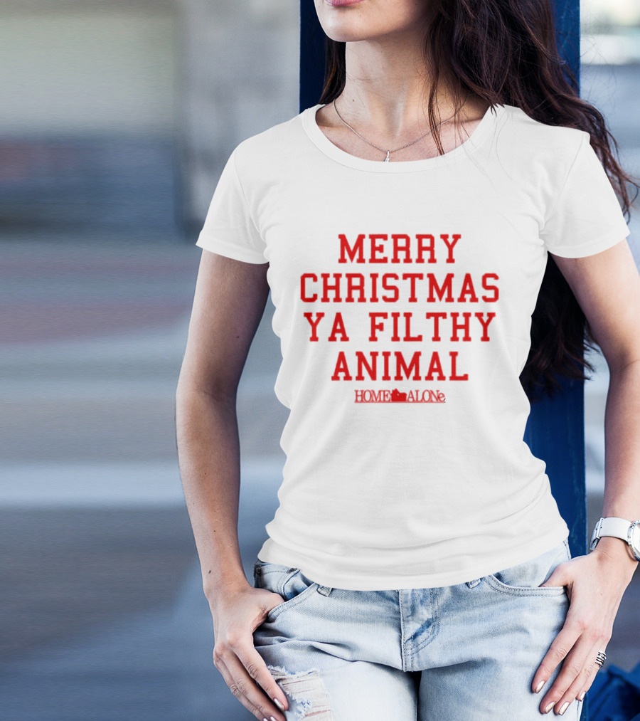 Merry Christmas Ya Filthy Animal Home Alone T-Shirt