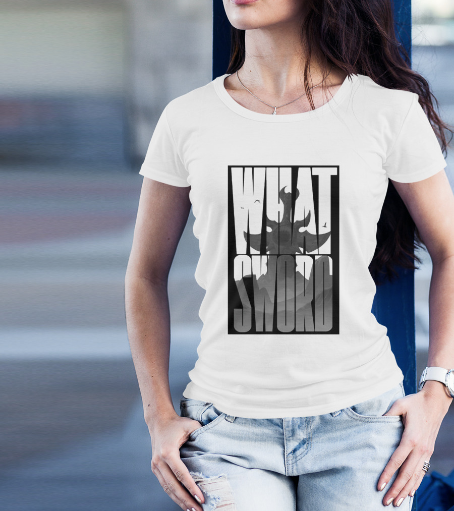WHAT SWORD Dark Fantasy Dragon T-Shirt