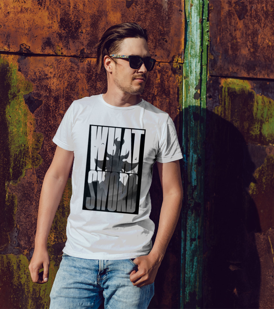 WHAT SWORD Dark Fantasy Dragon T-Shirt
