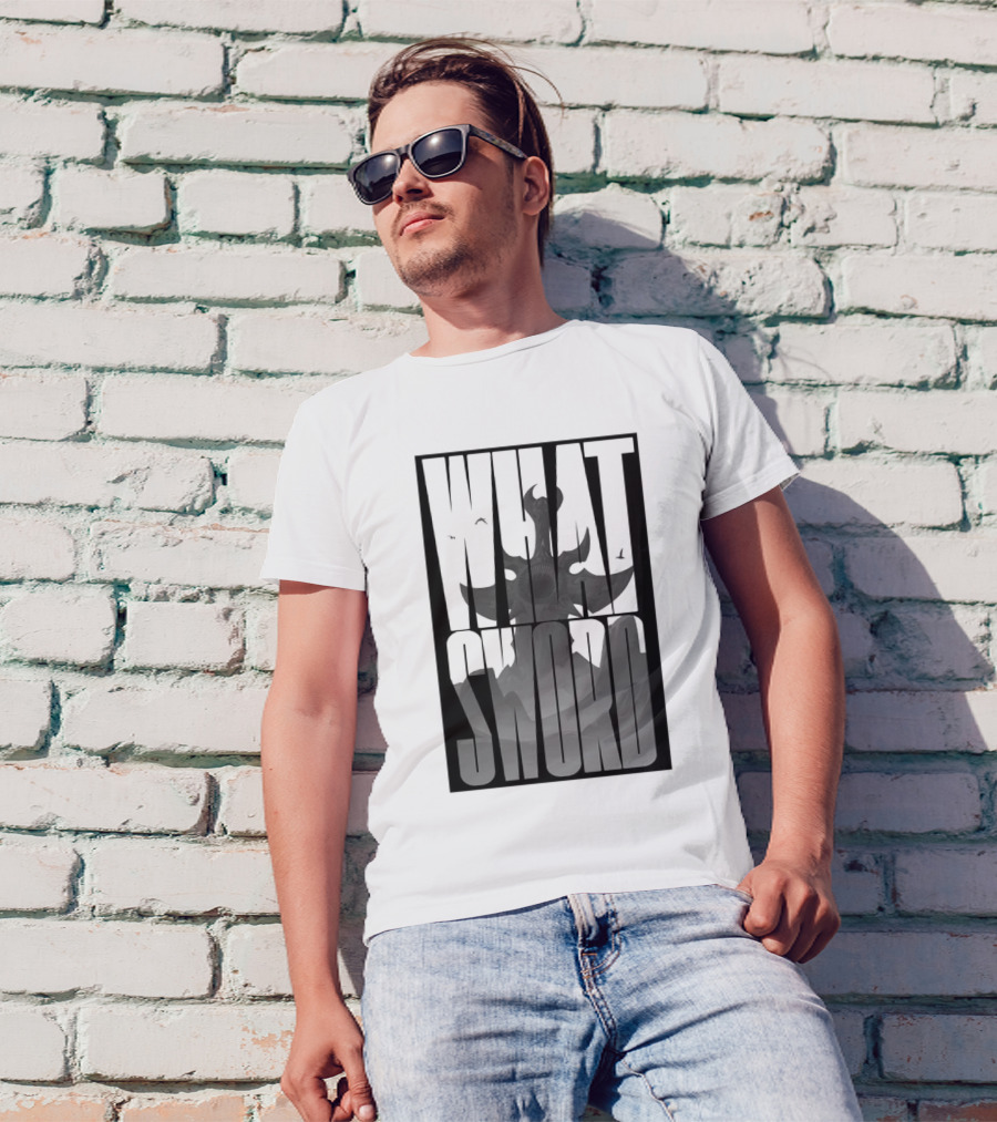 WHAT SWORD Dark Fantasy Dragon T-Shirt