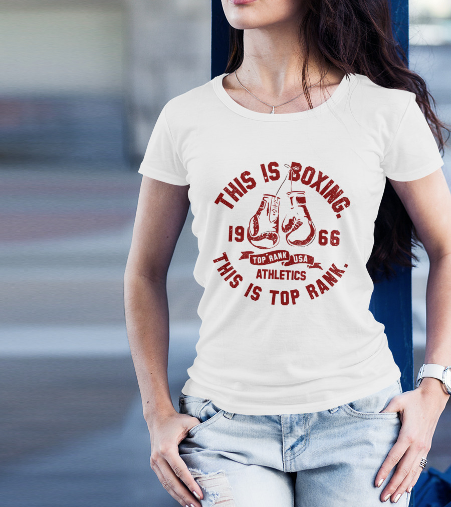This Is Boxing 1966 Top Rank USA Athletics T-Shirt