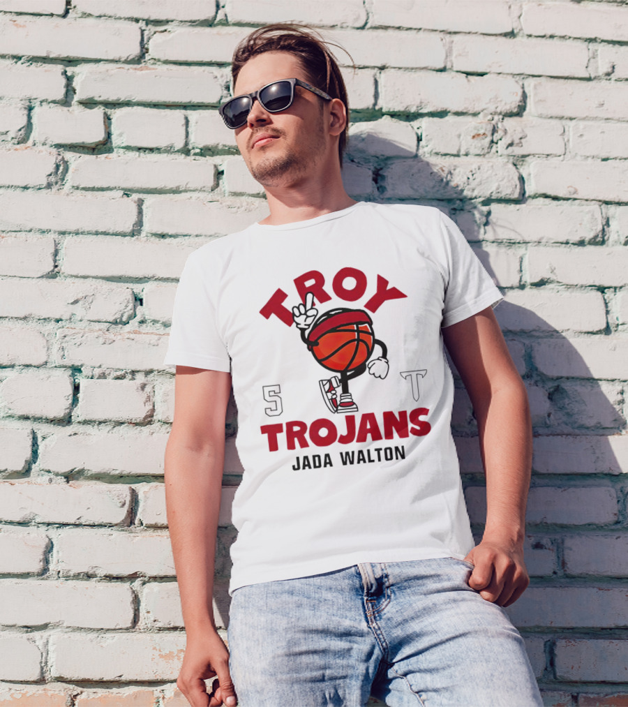 Troy Trojans Basketball Jada Walton NCAA Women's Basketball T-Shirt