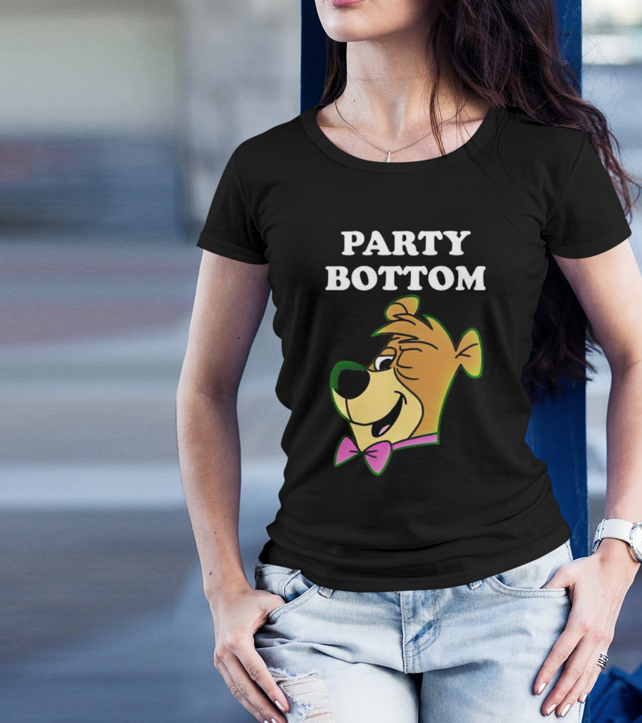 Party Bottom Yogi Bear Retro Bow Tie T-Shirt
