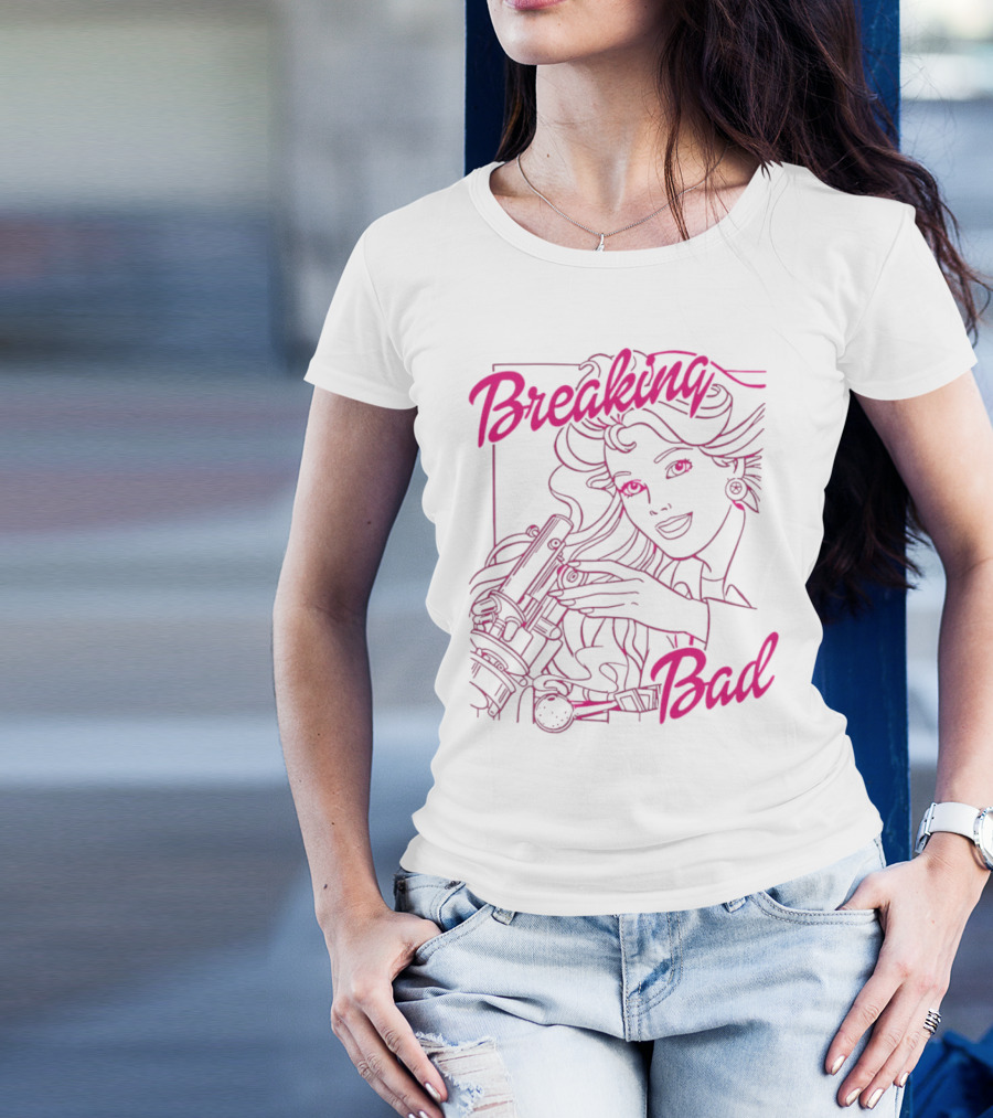 Breaking Bad Barbie Neon Sketch T-Shirt
